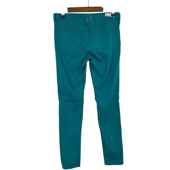 Adriano Goldschmied The Legging Ankle Super Skinny Jeans Turquoise Womens Sz 27 - Picture 5 of 10